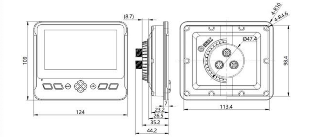 CAN Bus Display SPD-043-Ax