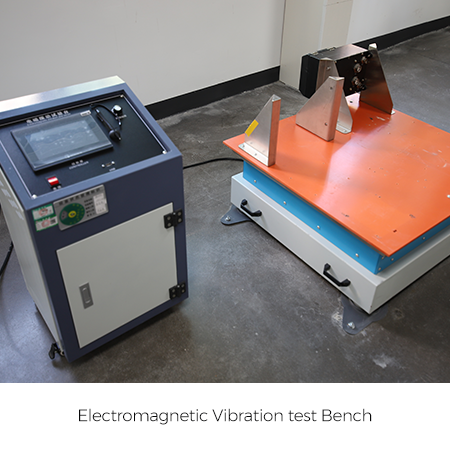 Banco de pruebas de vibraciones electromagnéticas